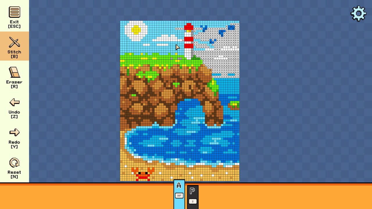 Pixel Cross Stitch Color by Number: Landscapes Pack 5 — Screenshot 3