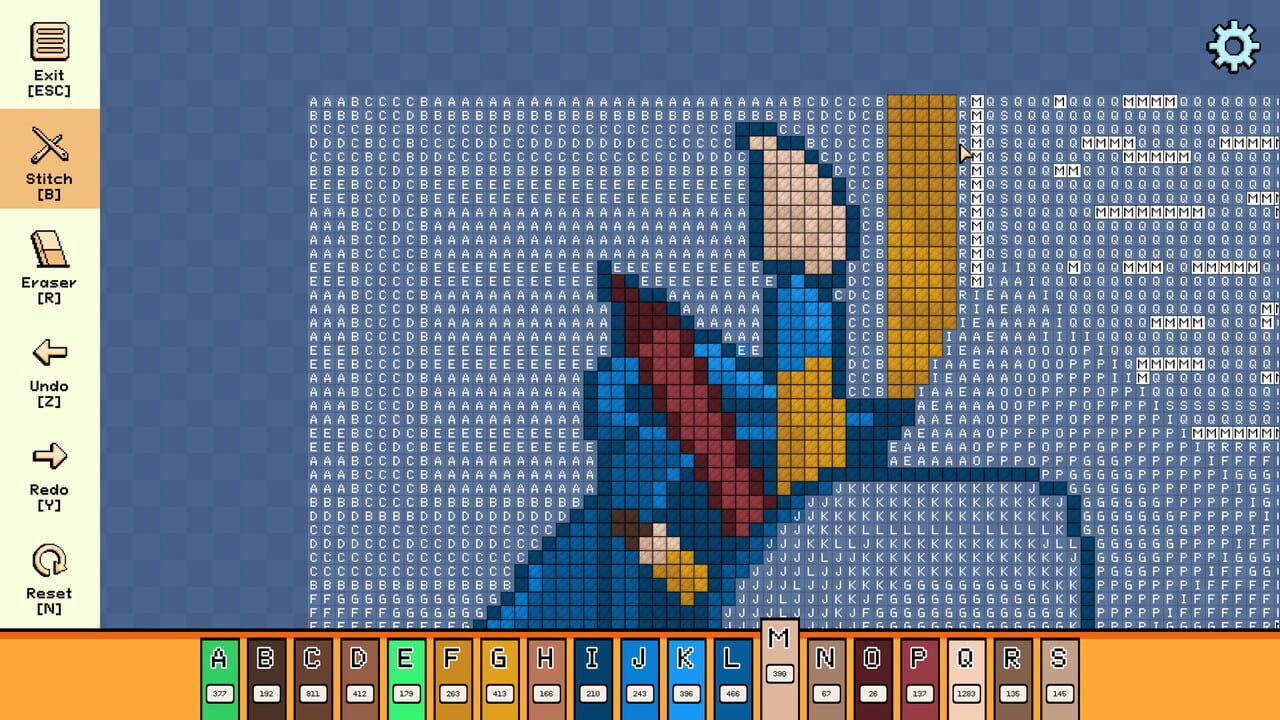 Pixel Cross Stitch: Color by Number - Back To School Pack — Screenshot 2