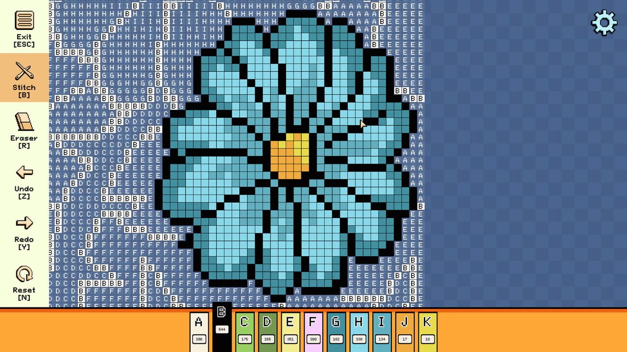 Pixel Cross Stitch: Color by Number - Simple Nature Pack 2 — Screenshot 3