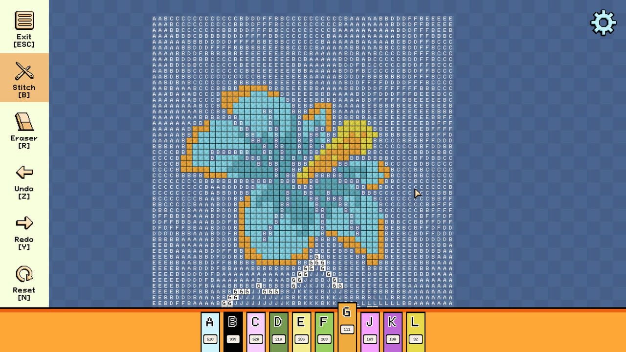 Pixel Cross Stitch: Color by Number - Simple Nature Pack 2 — Screenshot 4