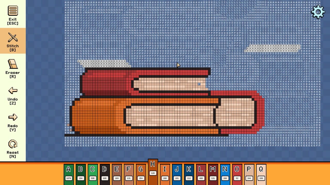 Pixel Cross Stitch: Color by Number - Back To School Pack — Screenshot 3