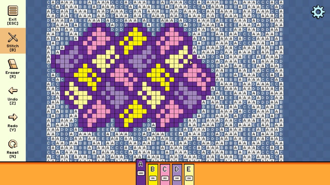 Pixel Cross Stitch: Color by Number - Simple Patterns Pack 5 — Screenshot 2