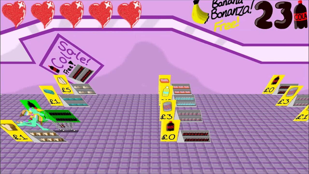 Supermarket Cola Dash Deluxe! Screenshot 1