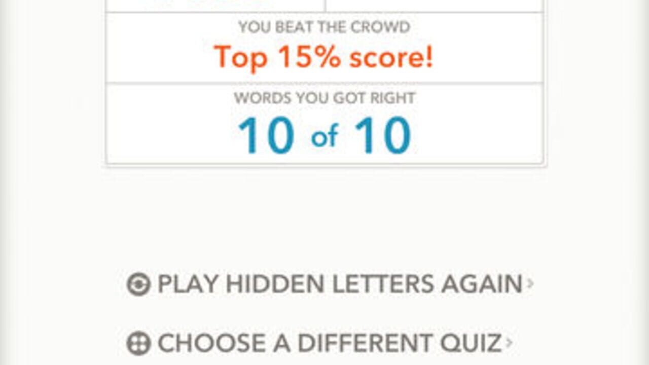 Quizzitive Screenshot 1