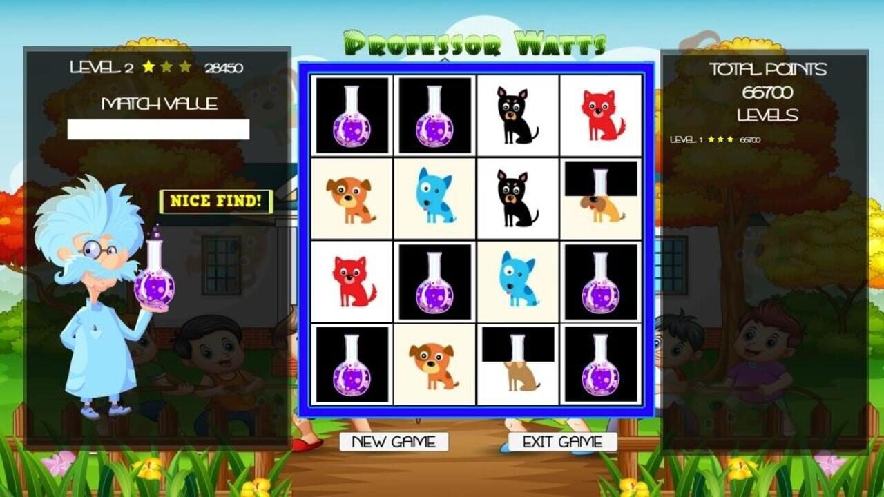 Professor Watts Memory Match: Puppies — Screenshot 5