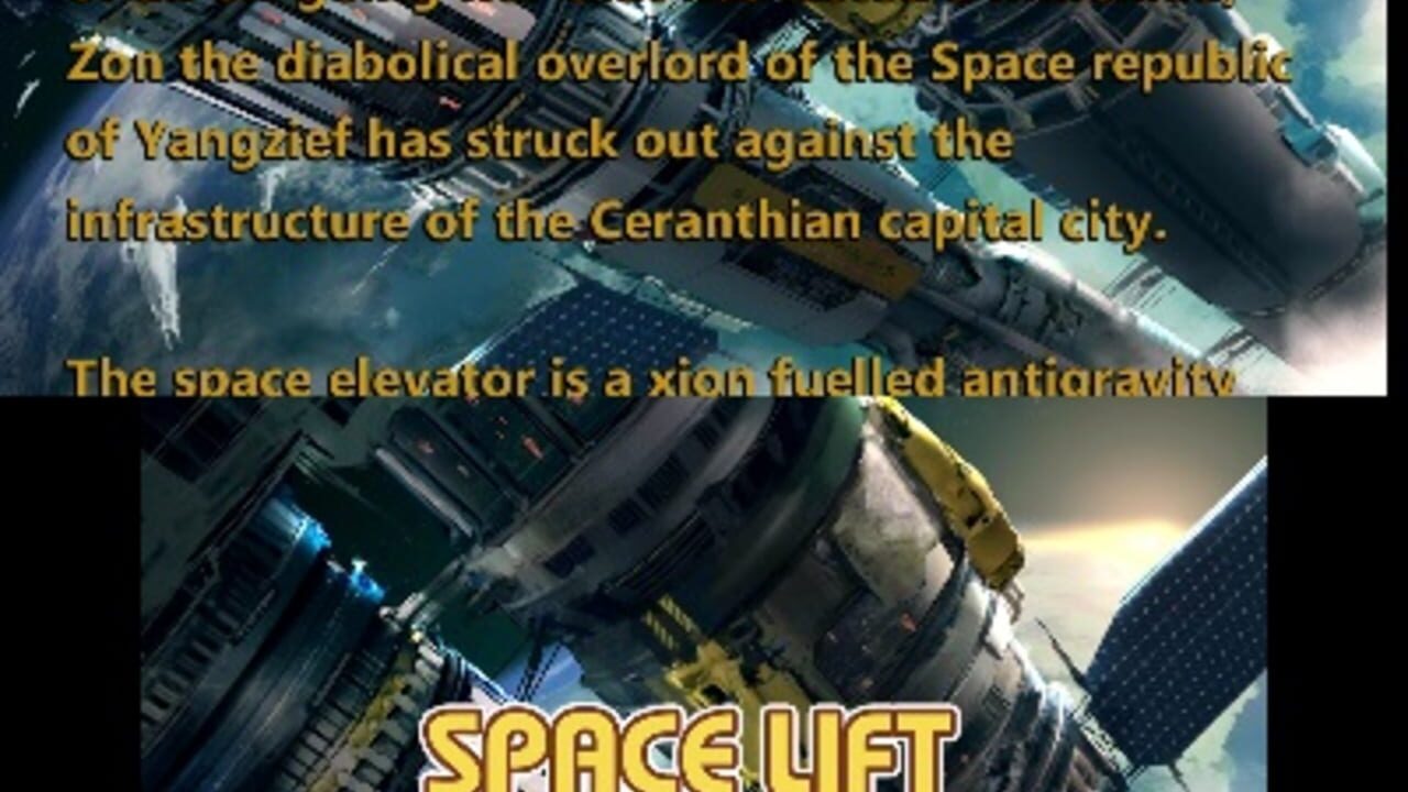 Space Lift Danger Panic! — Screenshot 1
