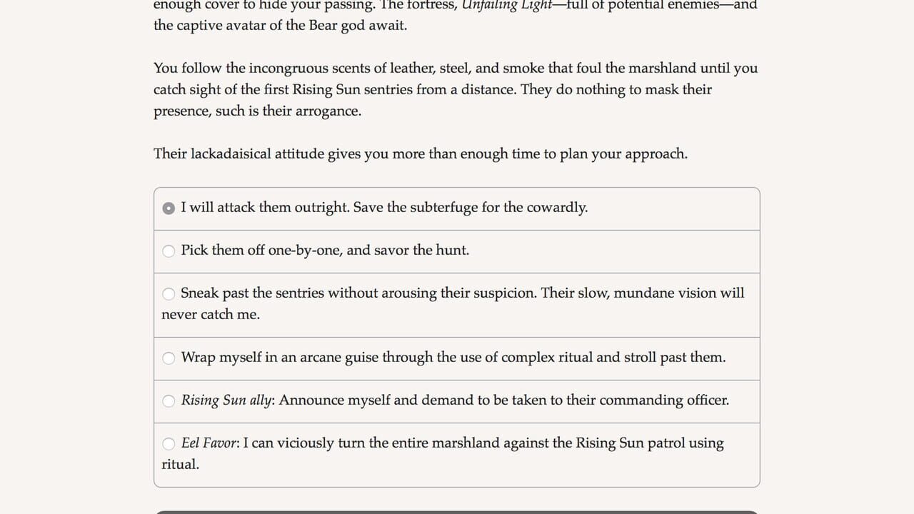 Avatar of the Wolf — Screenshot 4