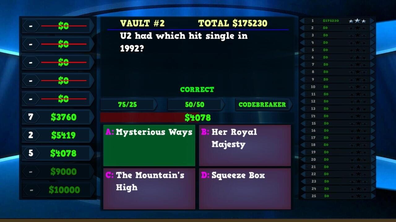 Trivia Vault: Music Trivia — Screenshot 2