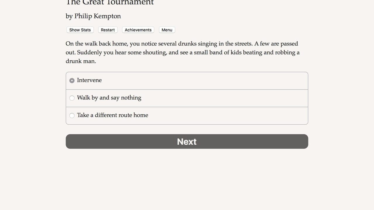 The Great Tournament — Screenshot 3