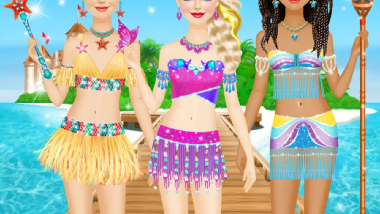 Tropical Princess - Makeup and Dressup Salon Game screenshot 9