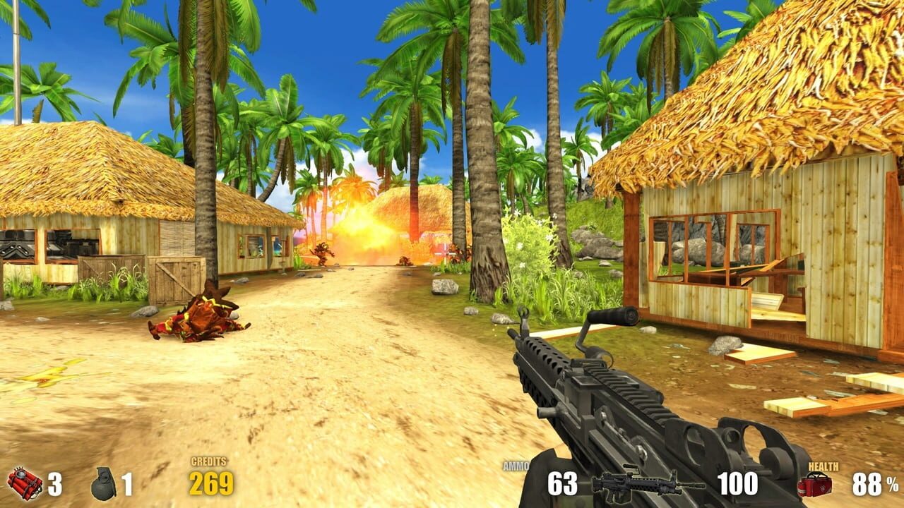 Action Alien: Tropical Mayhem — Screenshot 2