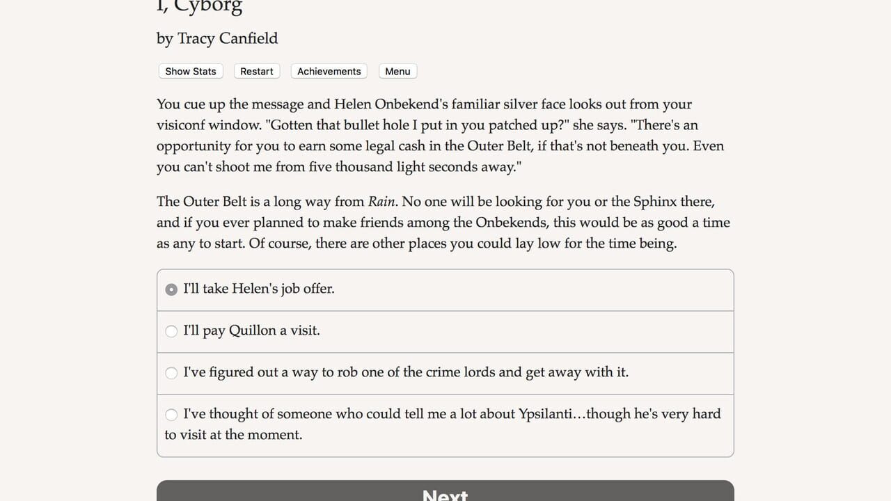 I, Cyborg — Screenshot 2