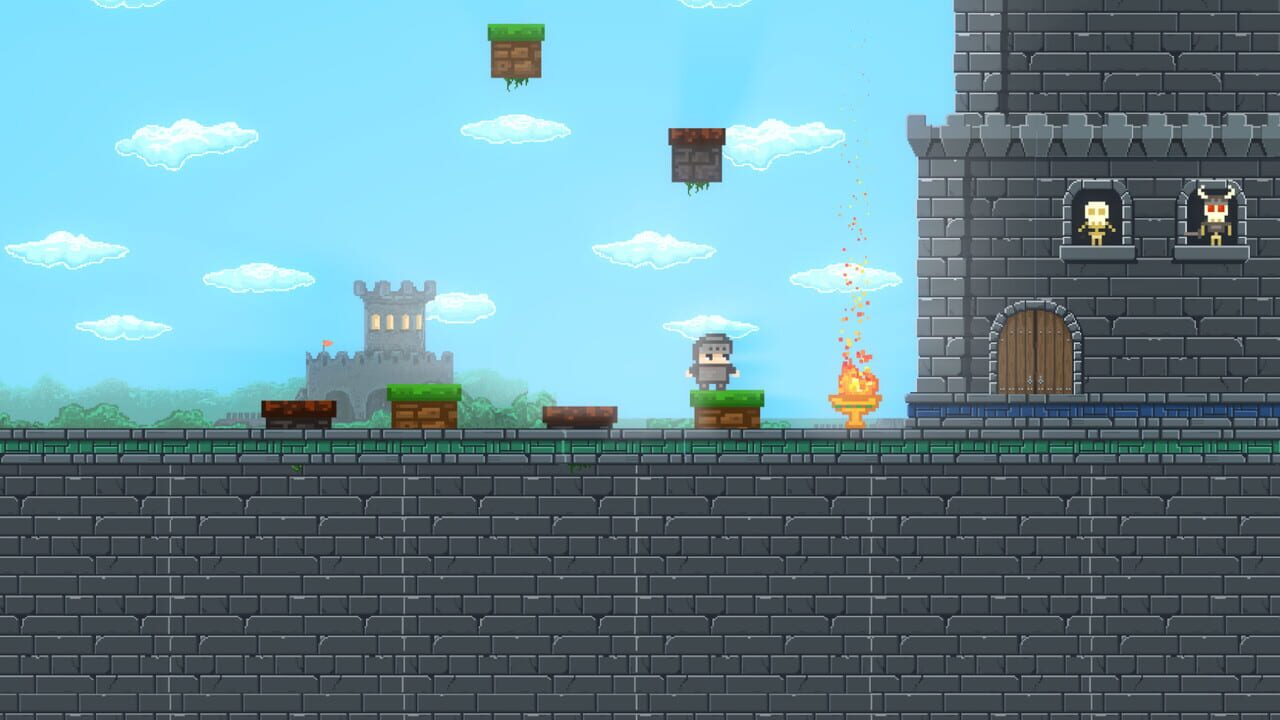 Flaming Pixels Image