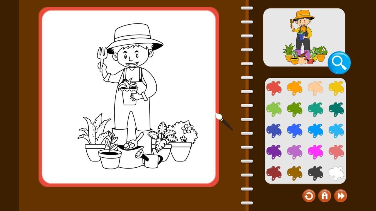 My Coloring Book: Professions Image
