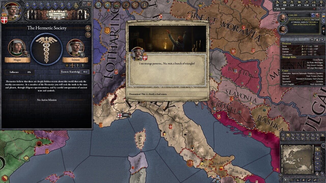crusader kings 2 chancellor fabricate claims