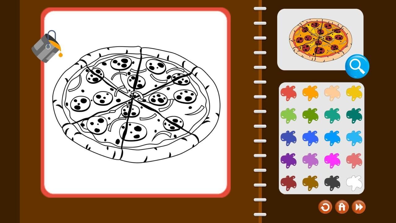 My Coloring Book: Food and Beverage Image