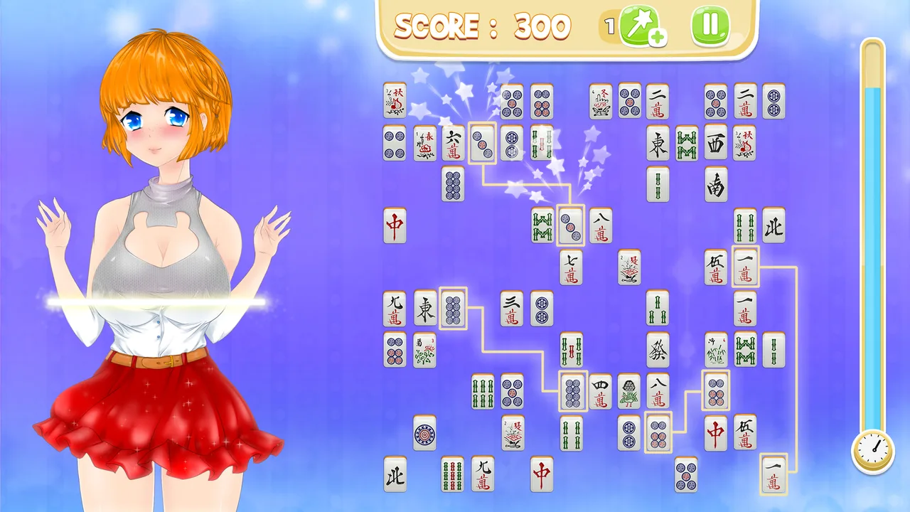 Mahjong Pretty Manga Girls screenshot 9