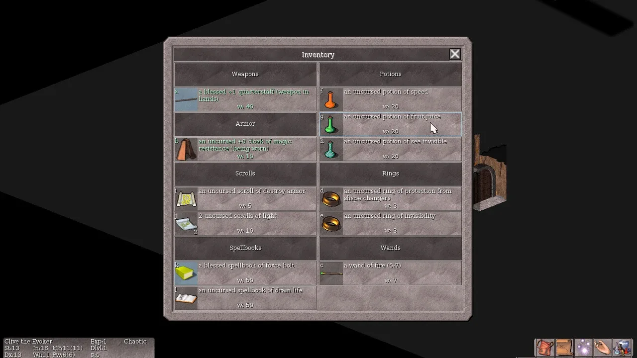 Vulture for NetHack screenshot 3