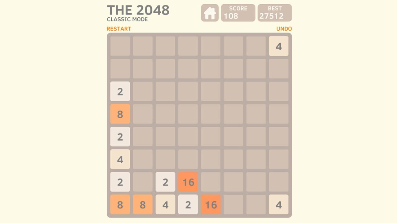 The 2048 — Screenshot 2