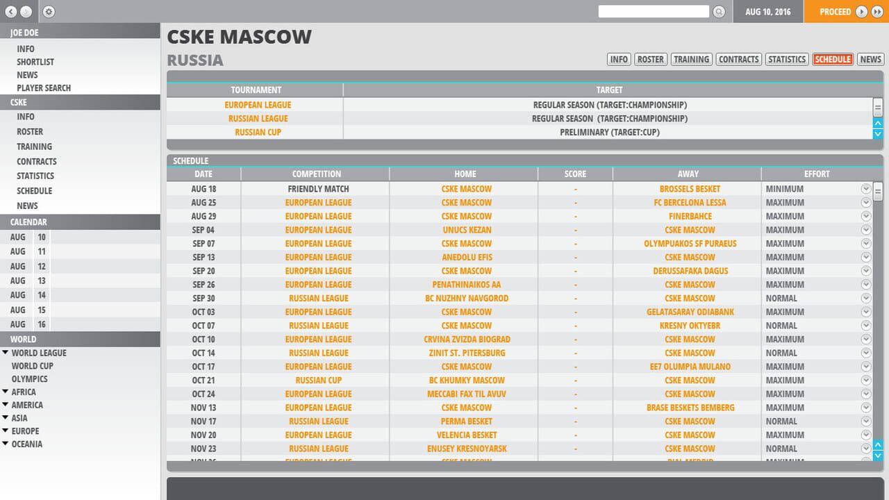 World Basketball Manager 2 — Screenshot 5