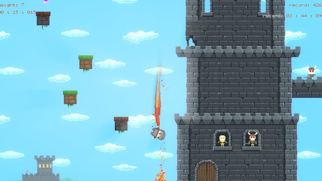 Flaming Pixels Image