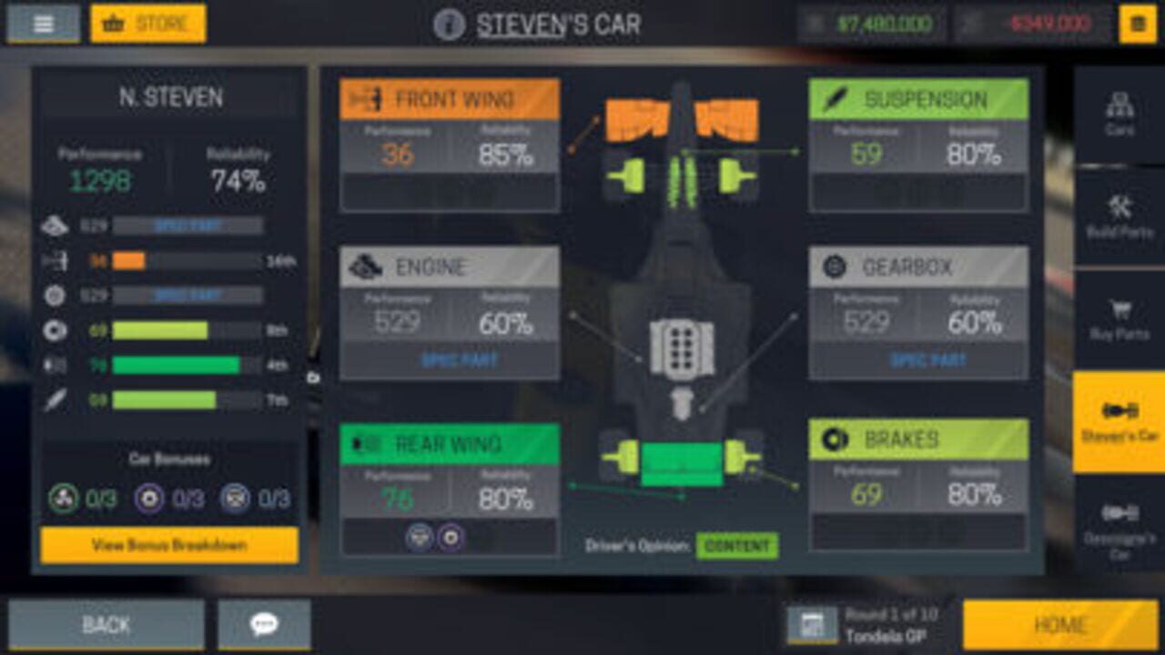 Motorsport Manager Mobile 2 — Screenshot 3