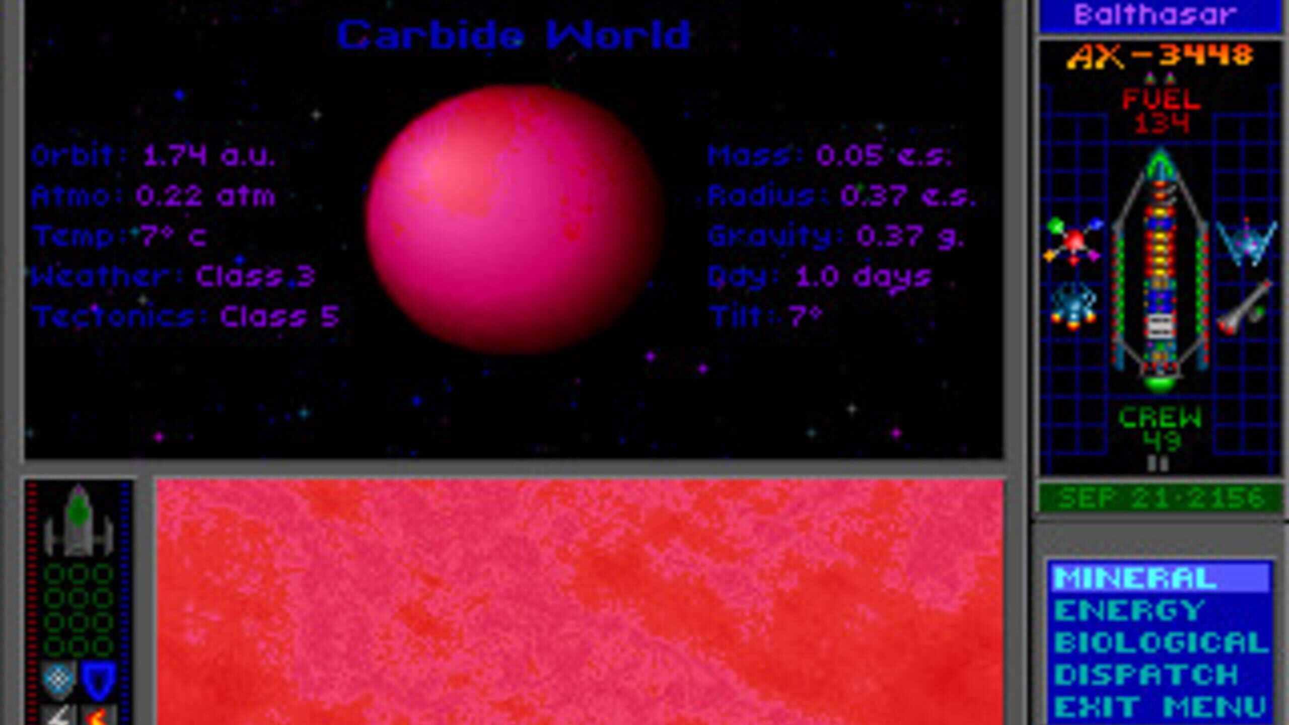 Screenshot from Star Control II