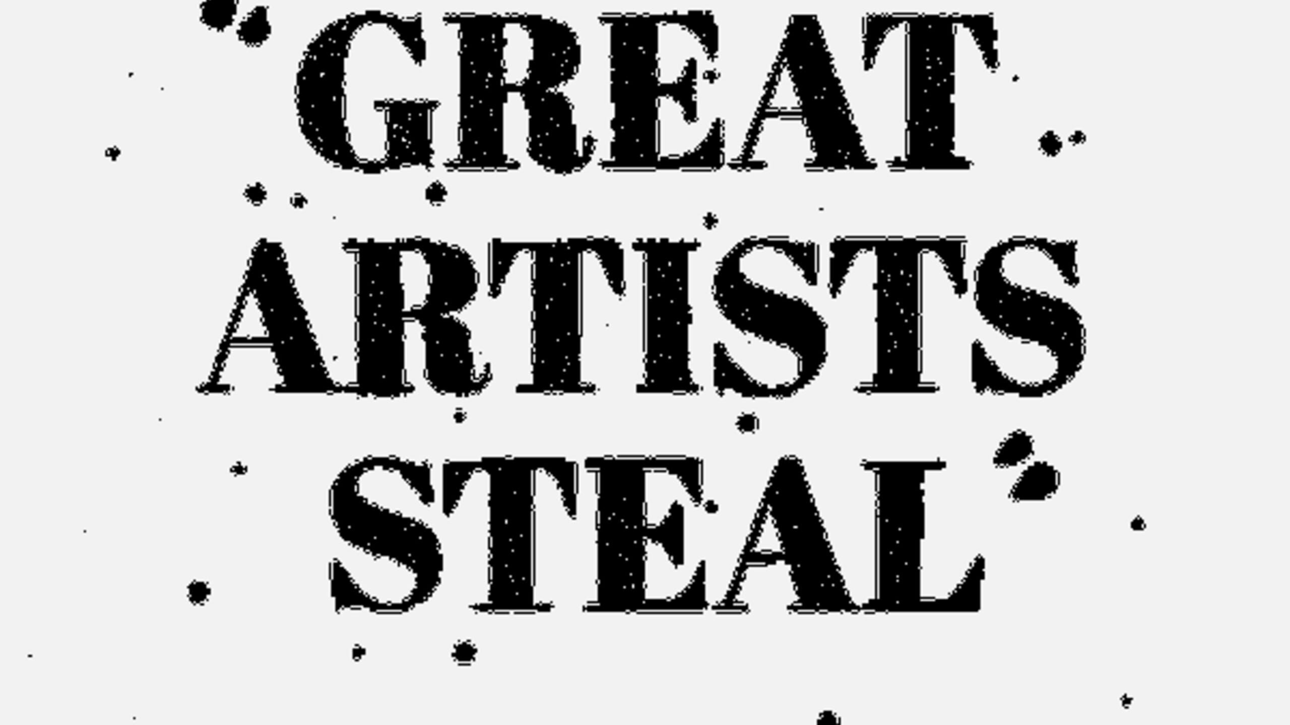 game cover art for Great Artists Steal