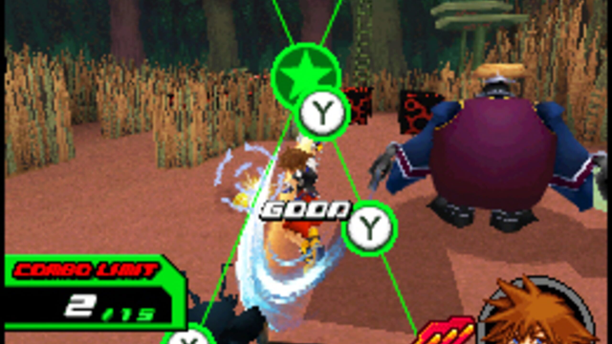 Screenshot from Kingdom Hearts Re:coded