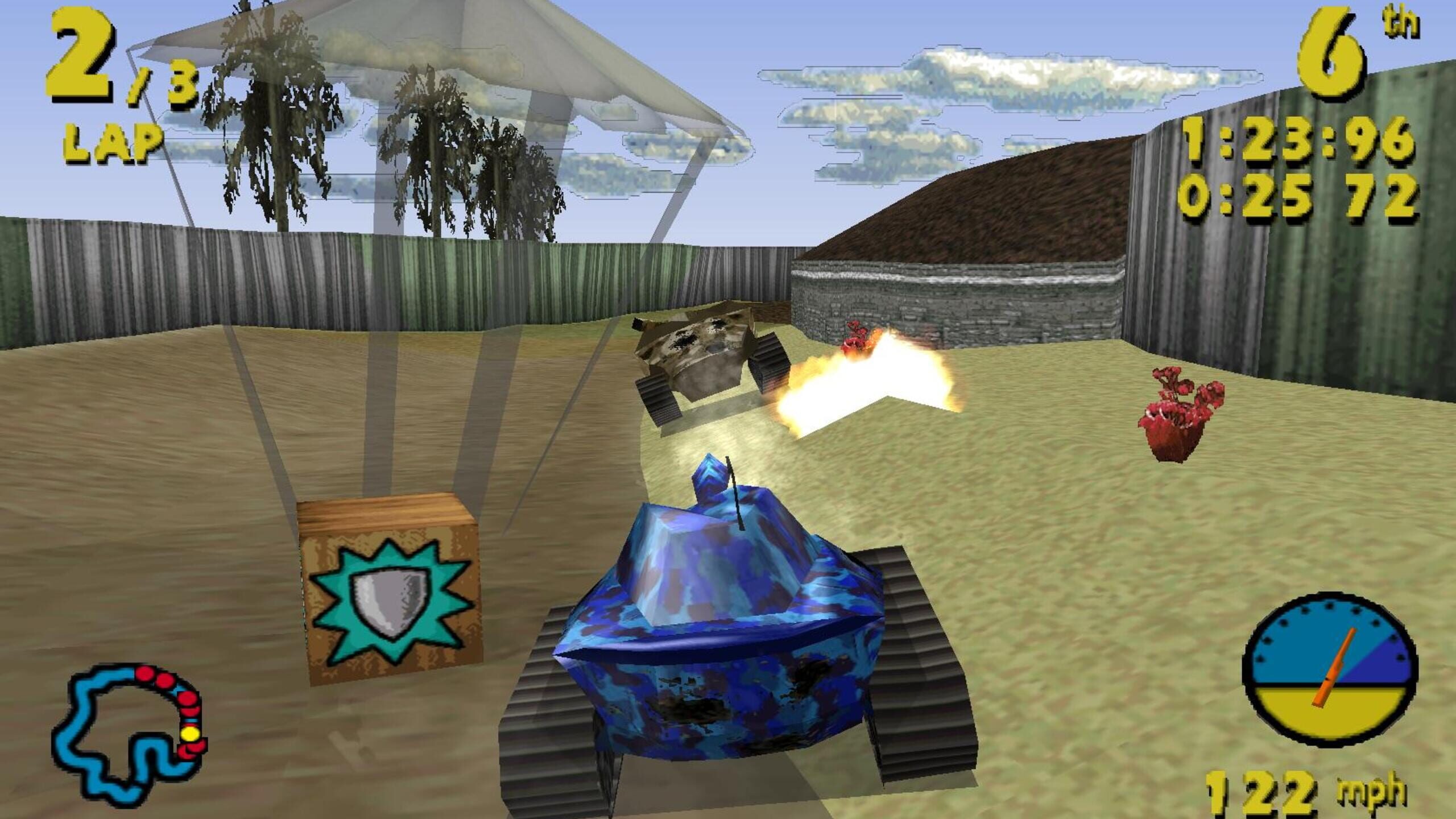 Screenshot do game Tank Racer