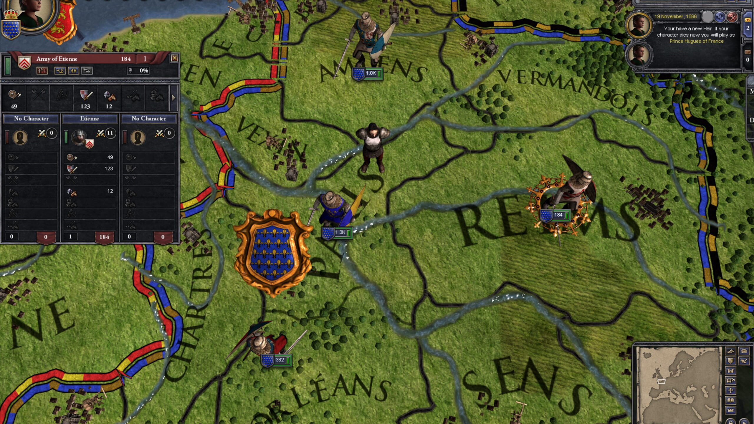 Screenshot from Crusader Kings II