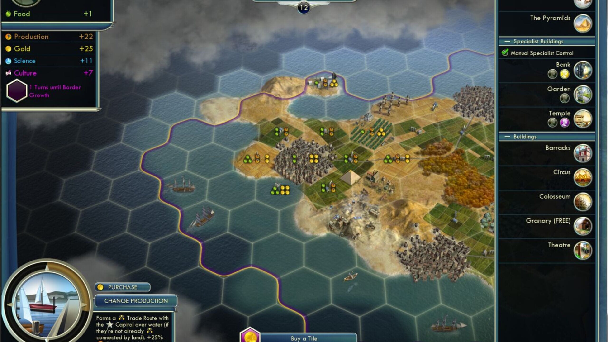 Screenshot do game Sid Meier's Civilization V