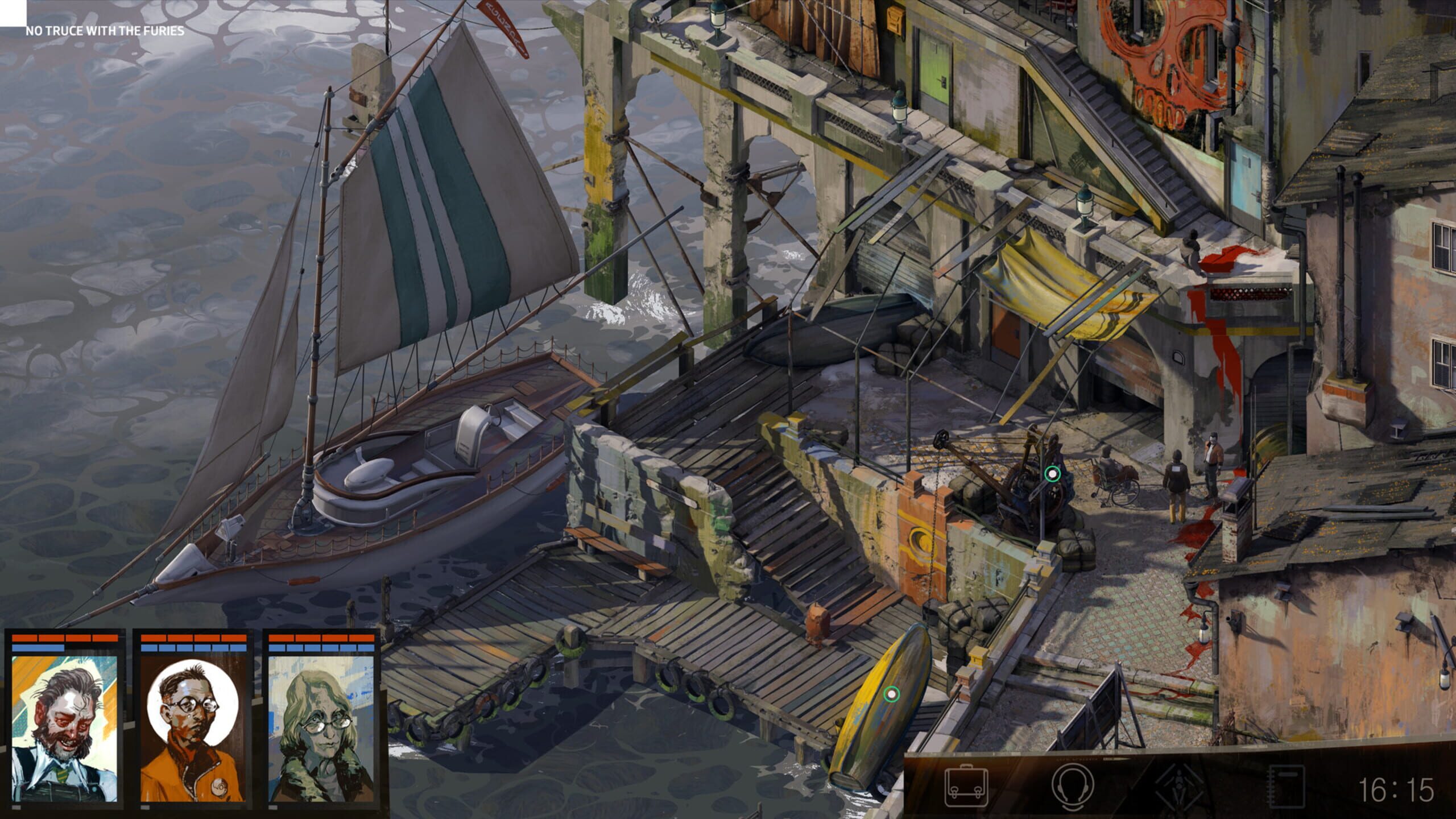 Screenshot from Disco Elysium