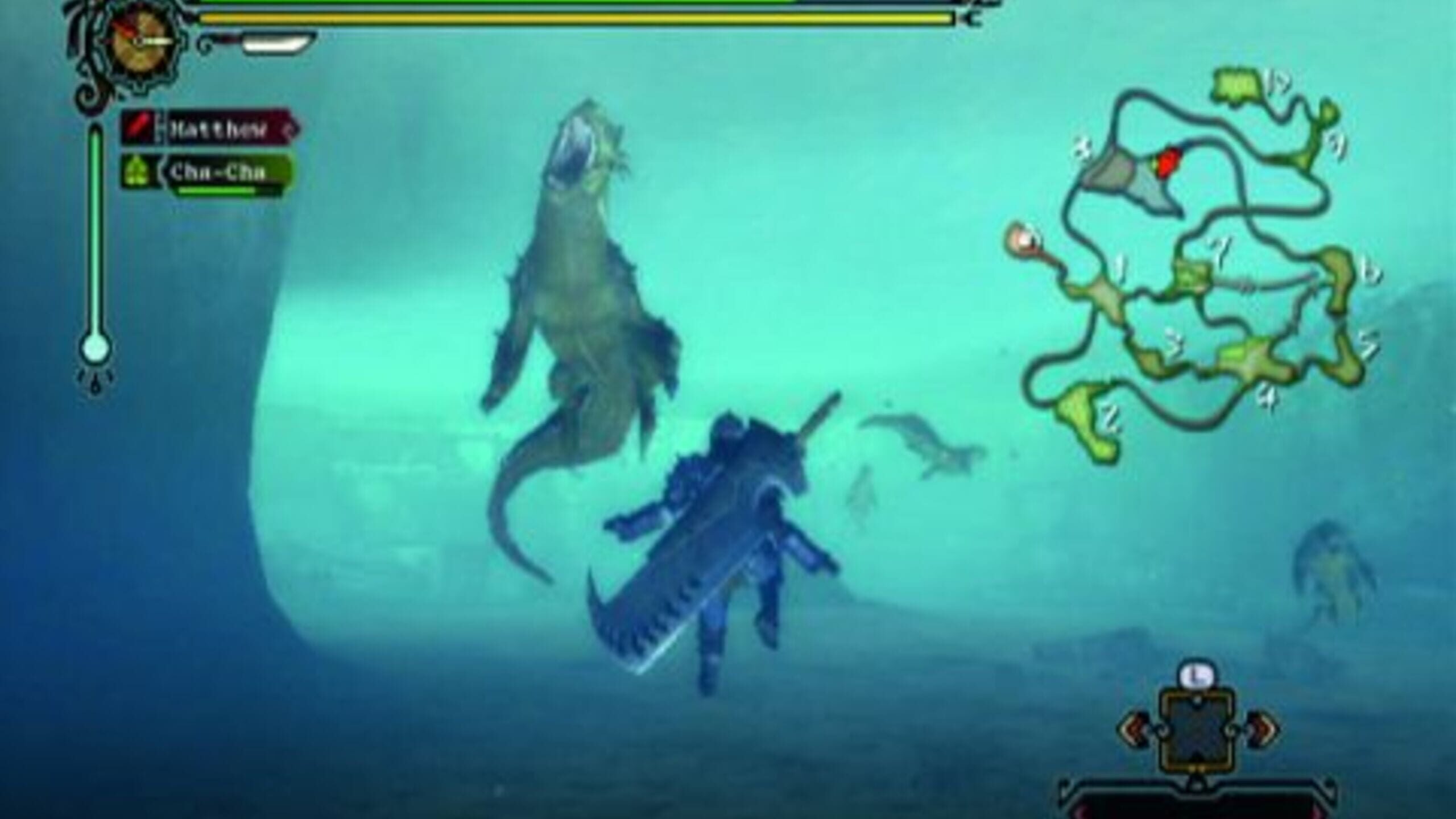 Screenshot from Monster Hunter Tri