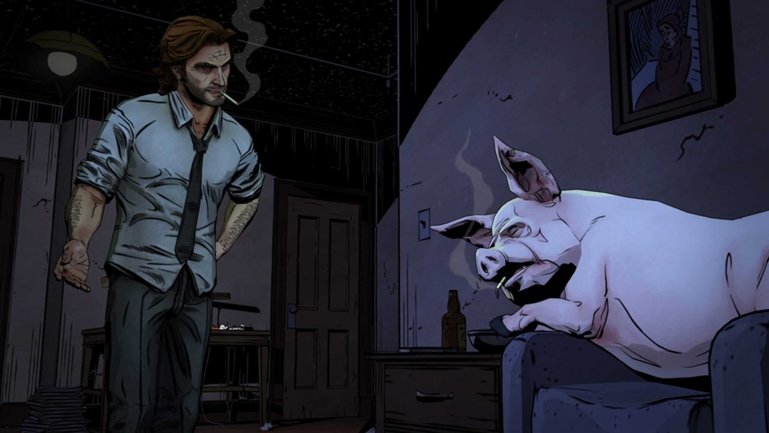 Screenshot do game The Wolf Among Us