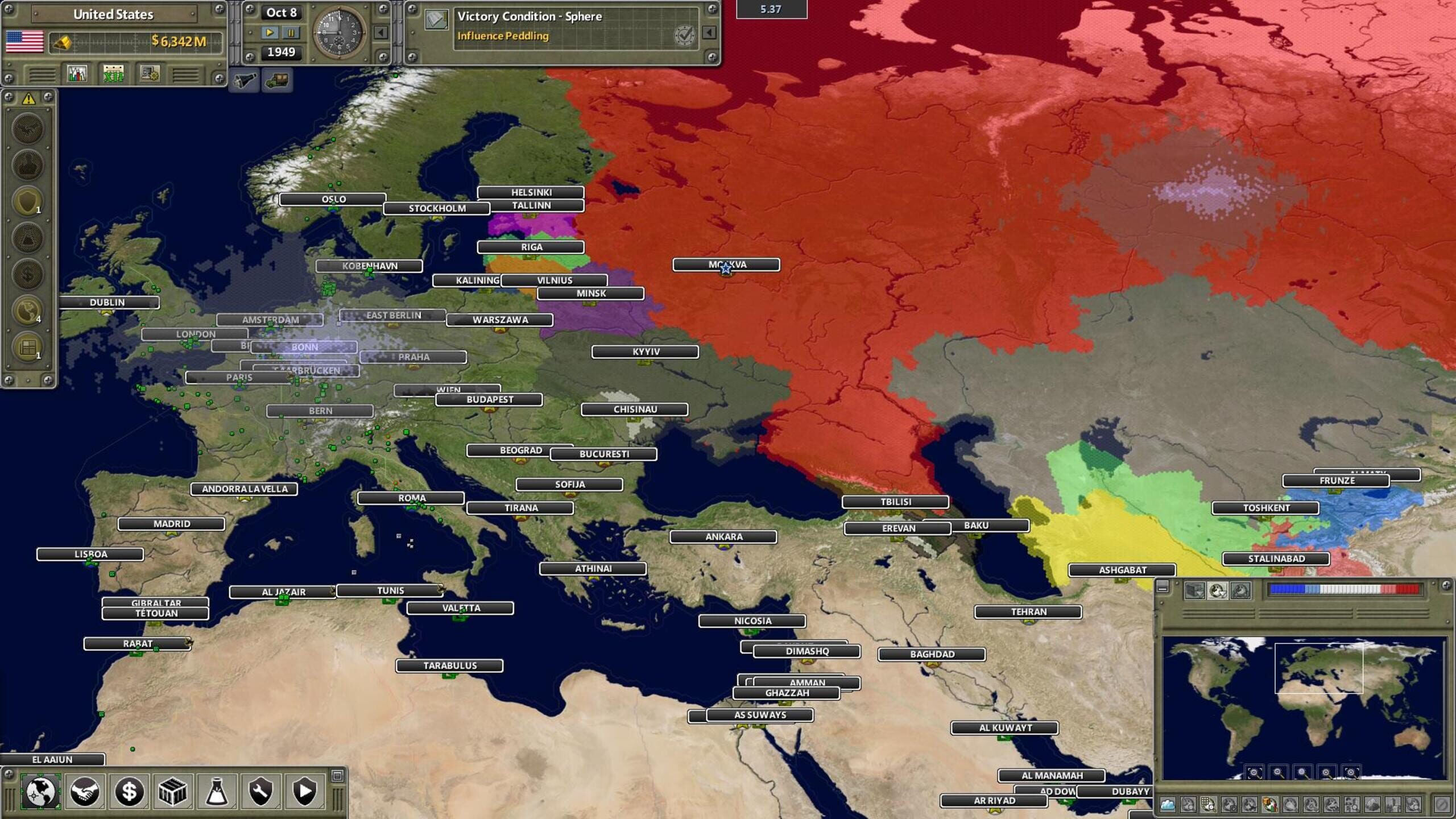 Screenshot do game Supreme Ruler Ultimate