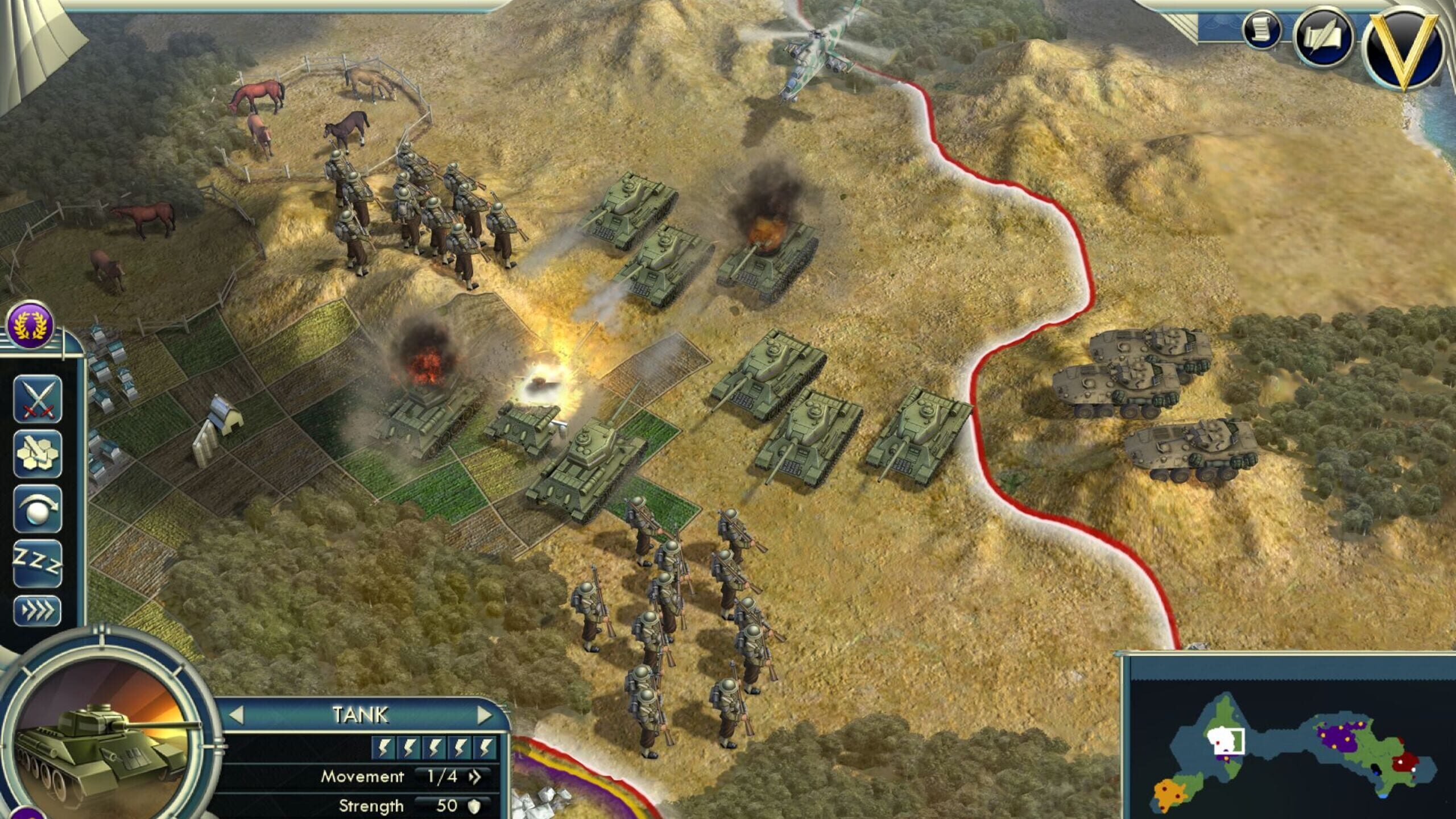 Screenshot do game Sid Meier's Civilization V