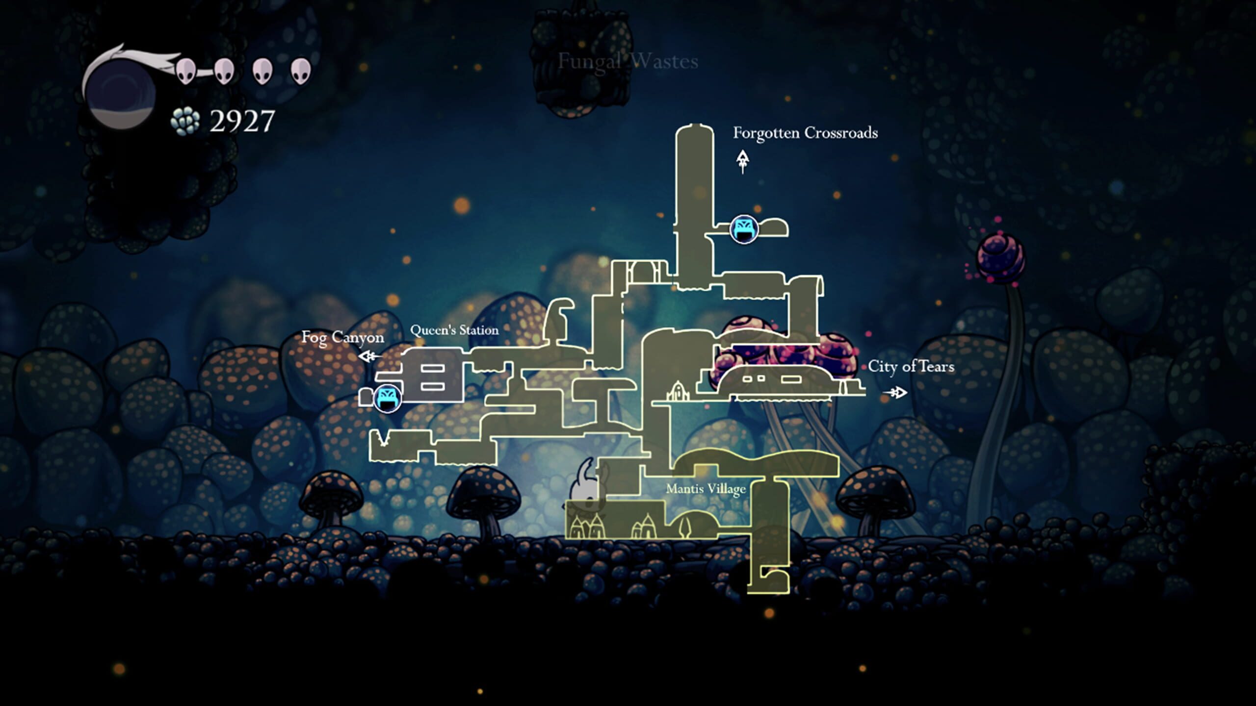 Screenshot do game Hollow Knight