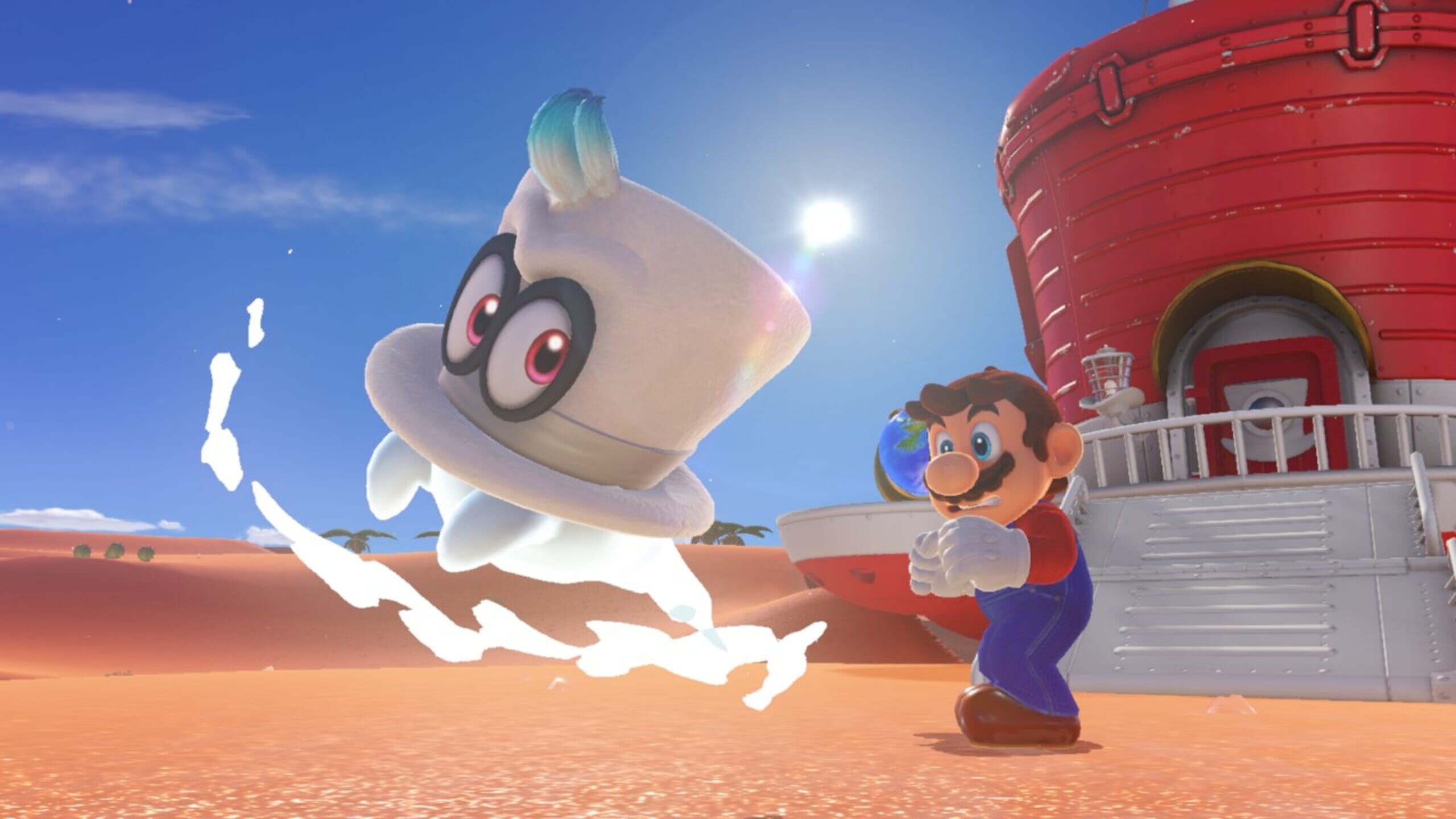 Screenshot do game Super Mario Odyssey