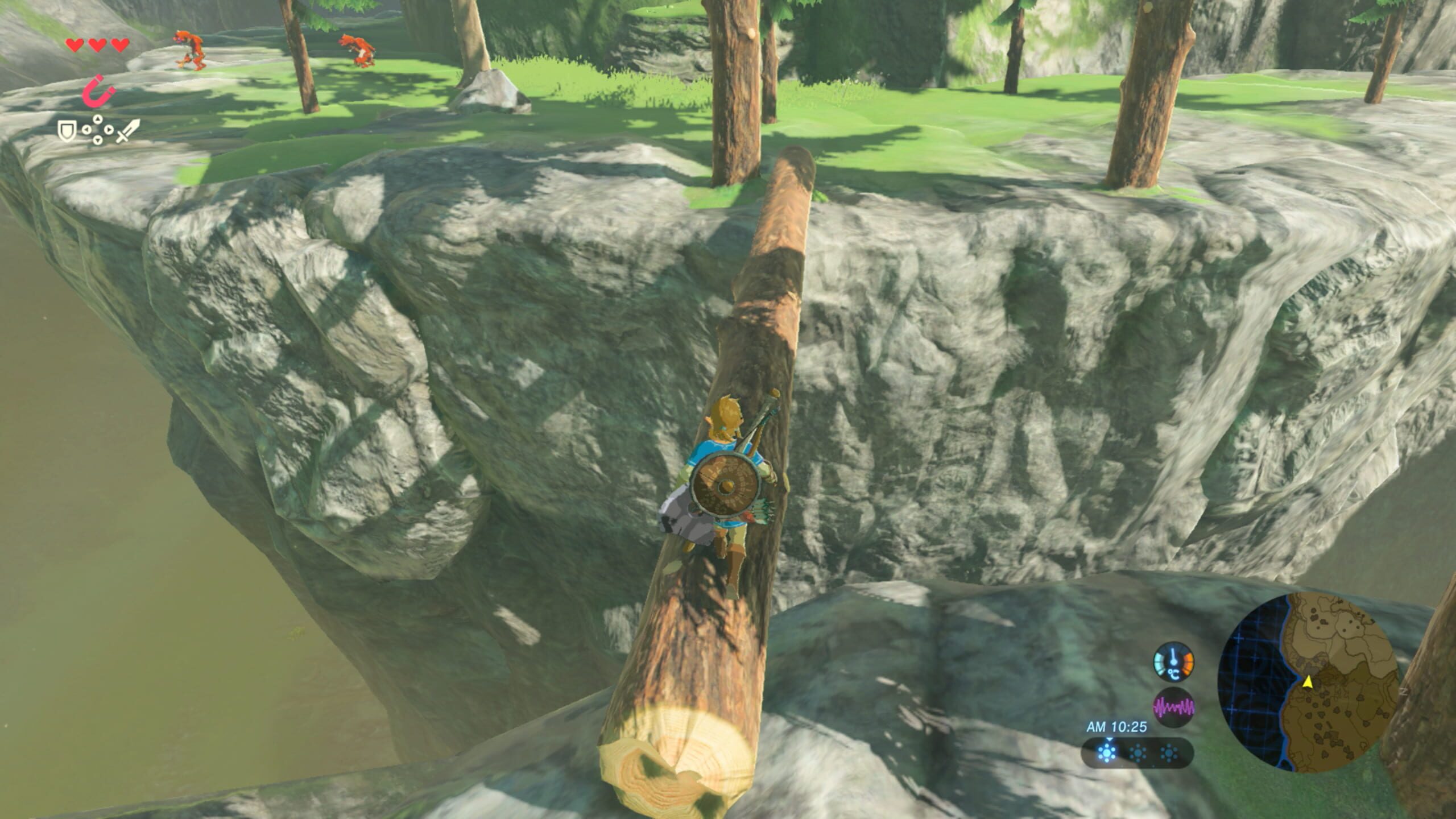 Screenshot do game The Legend of Zelda: Breath of the Wild