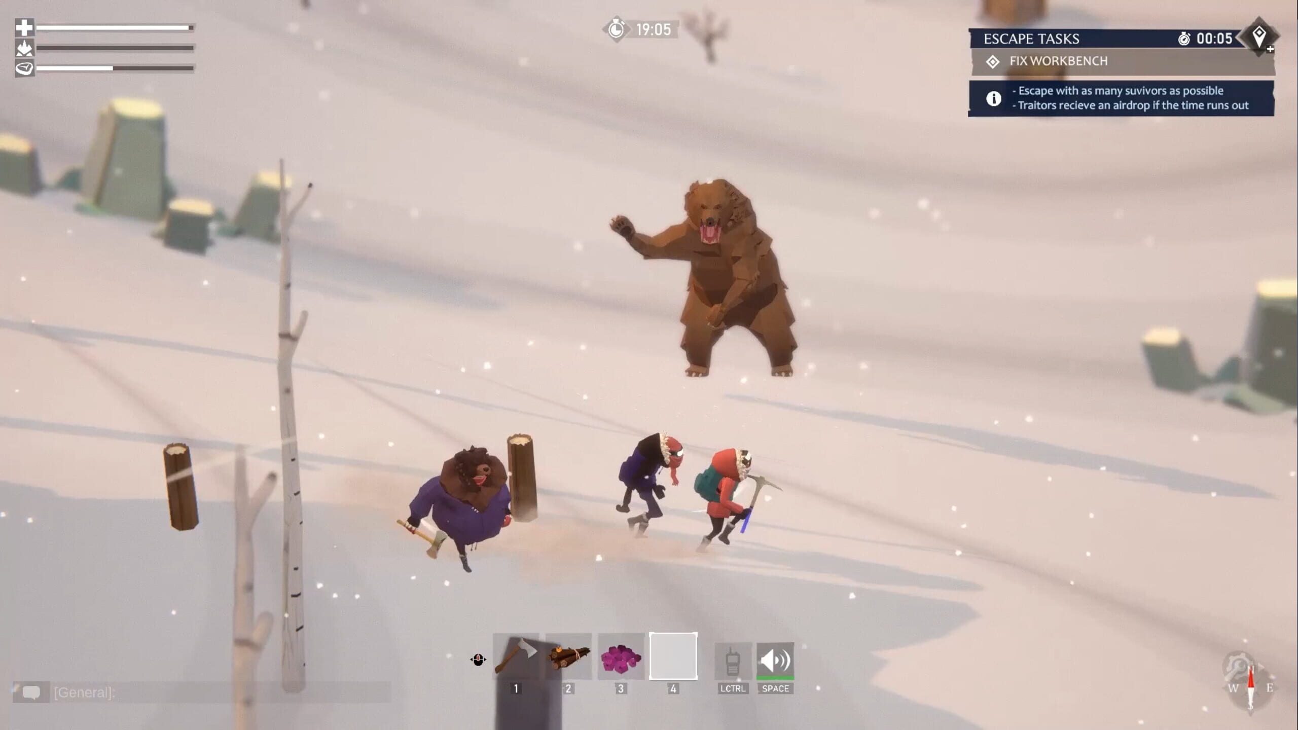 Screenshot from Project Winter