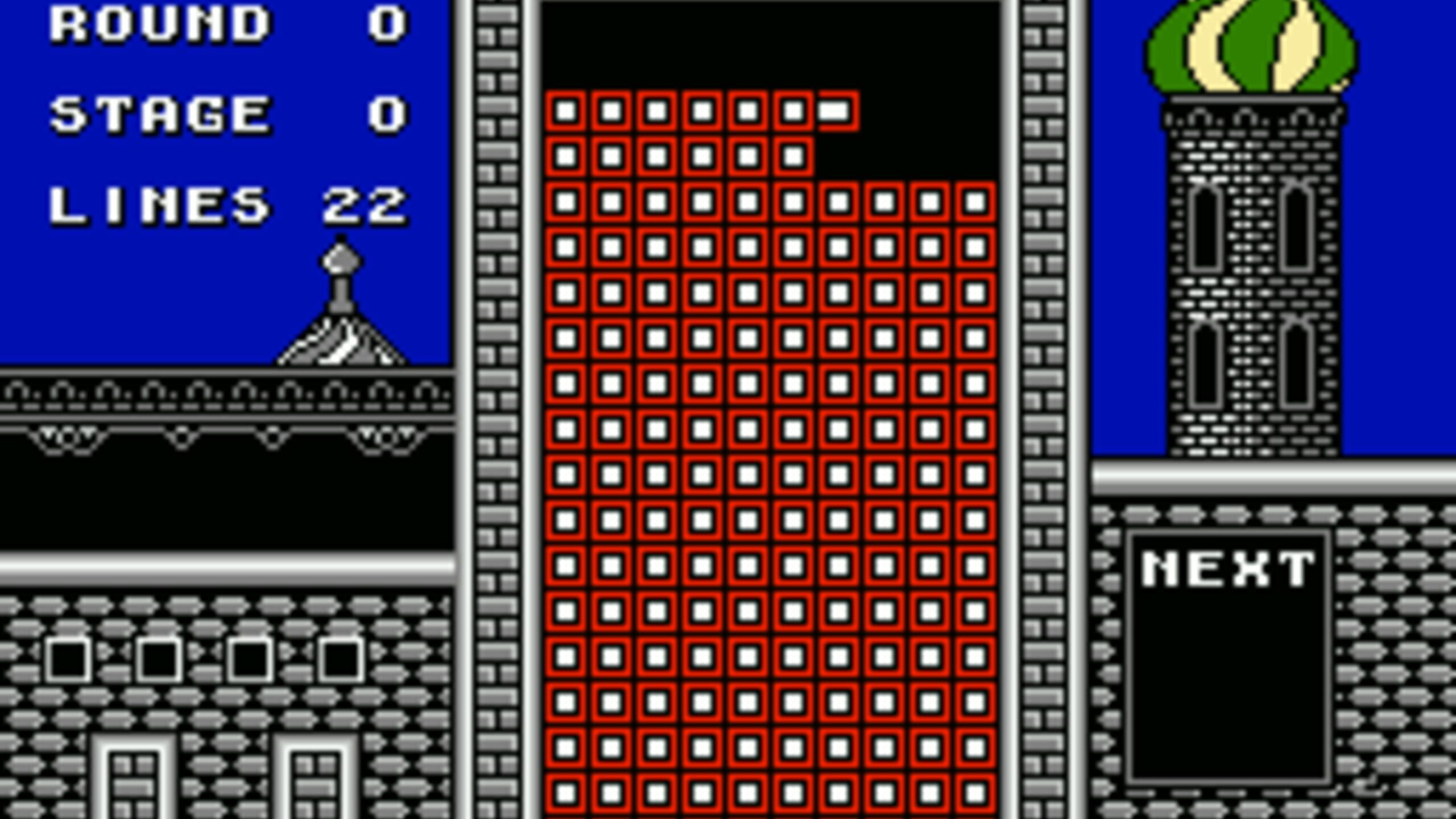 Screenshot do game Tetris