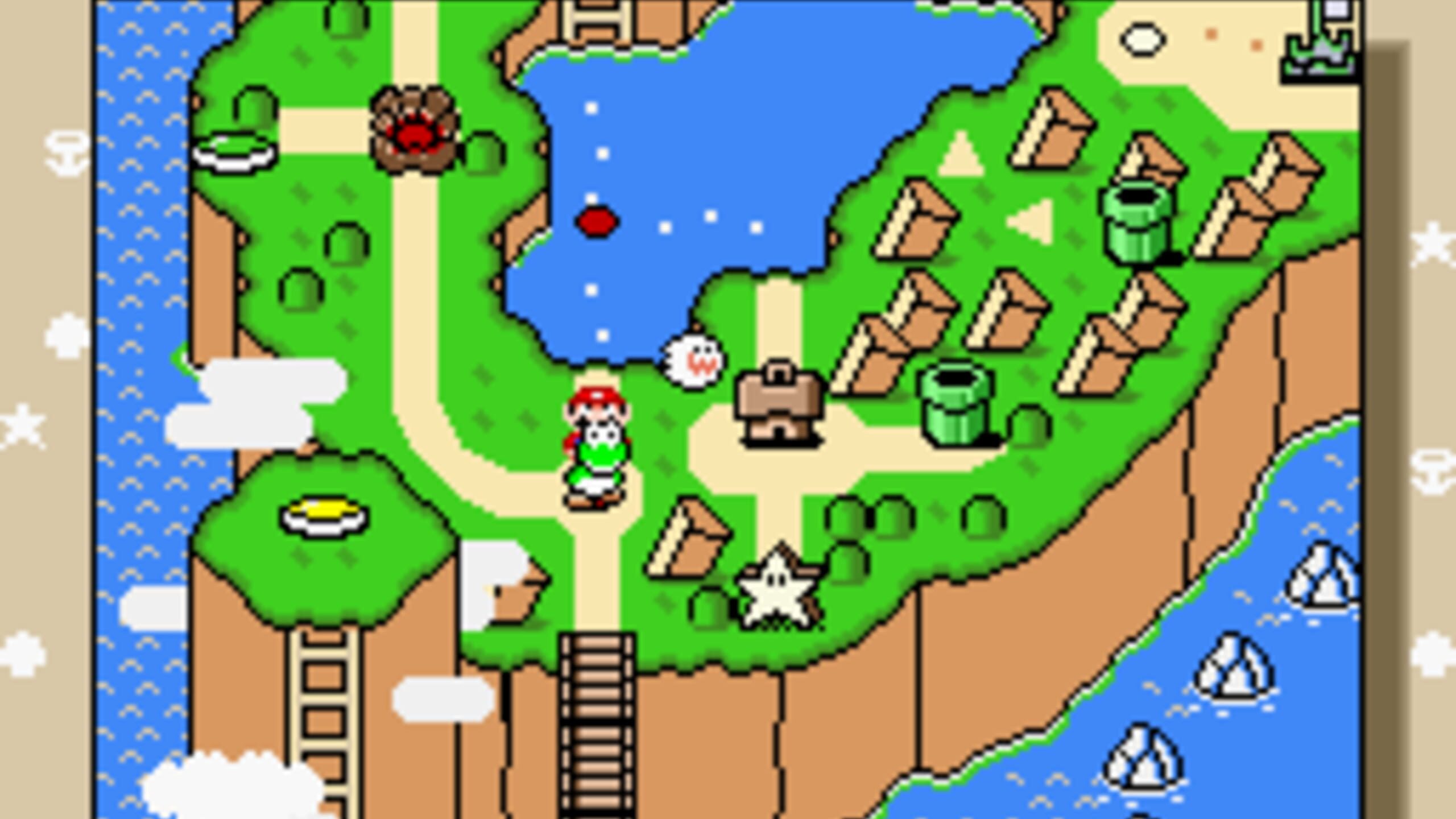 Screenshot do game Super Mario World
