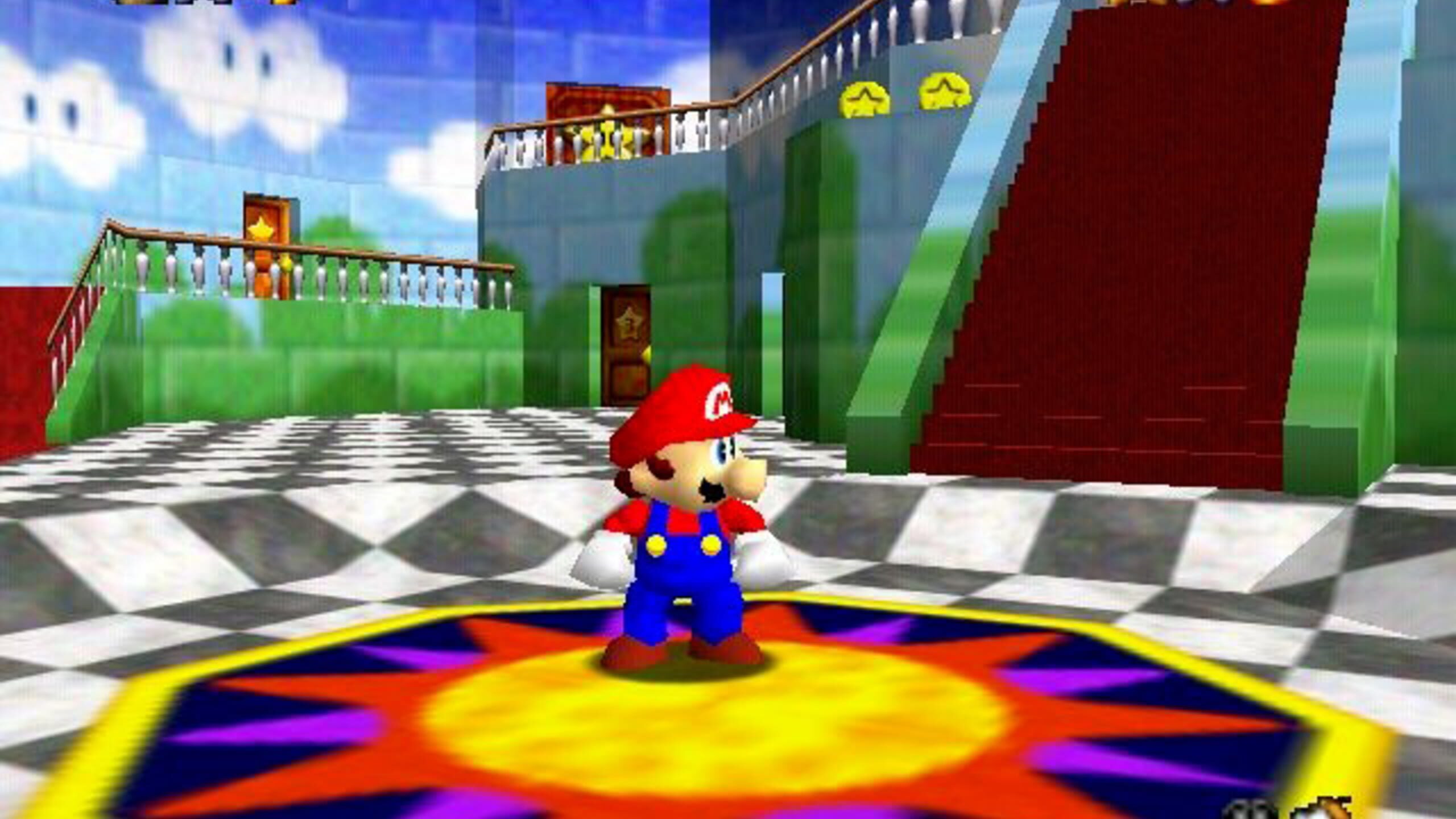 Screenshot do game Super Mario 64
