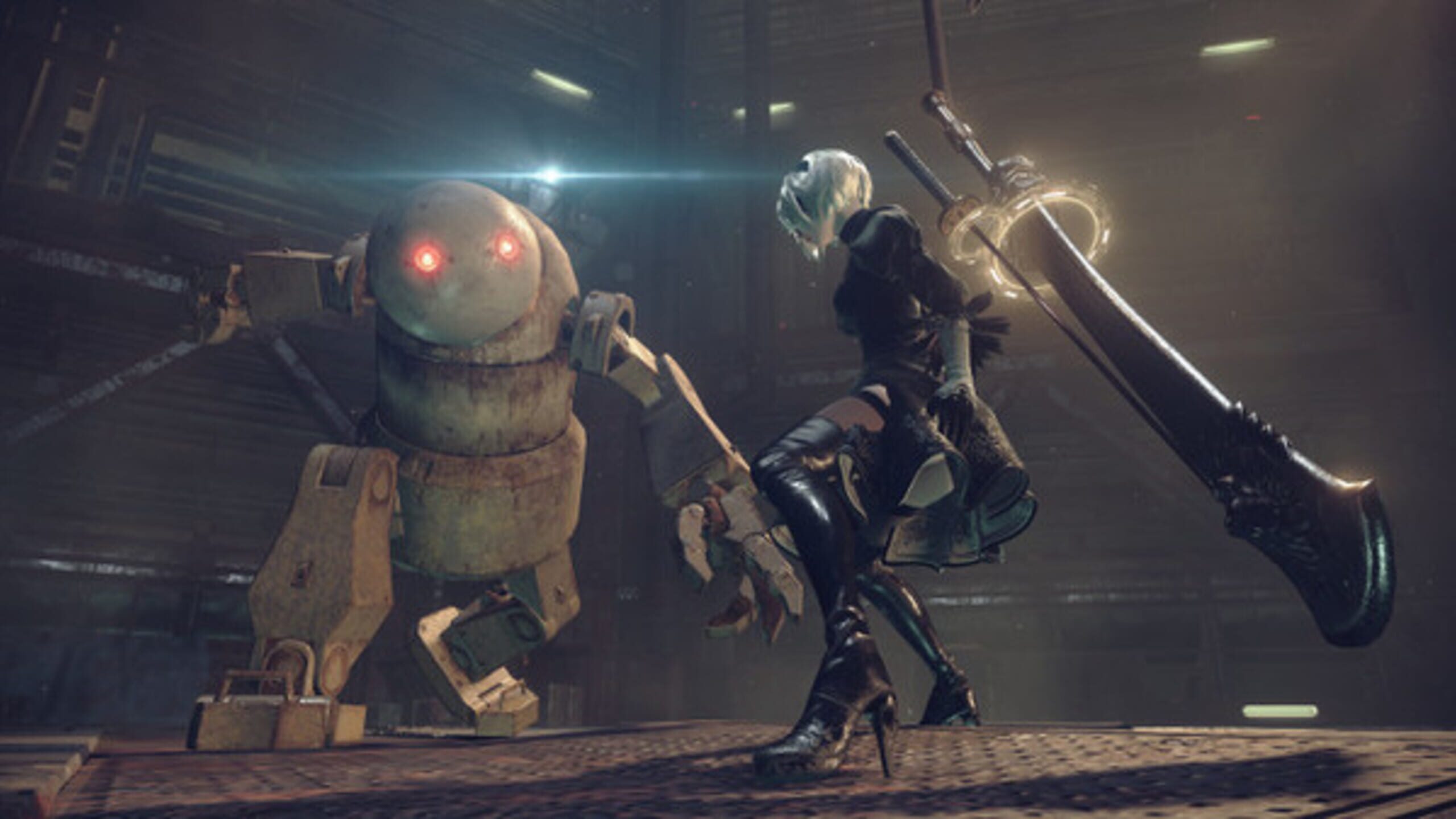 Screenshot do game NieR: Automata