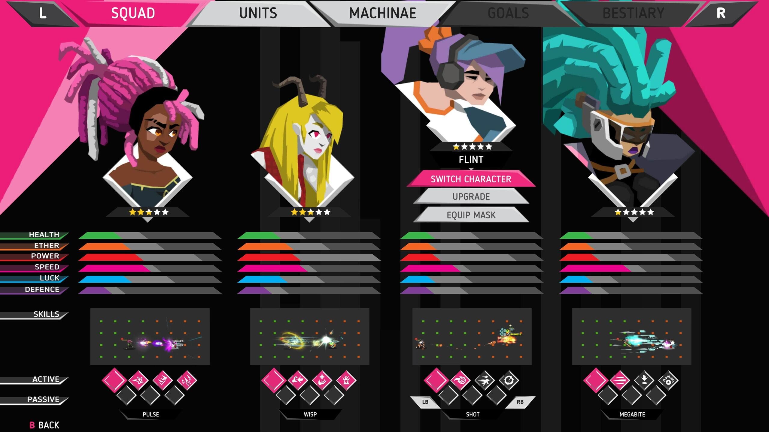 Screenshot do game Grid Force: Mask Of The Goddess