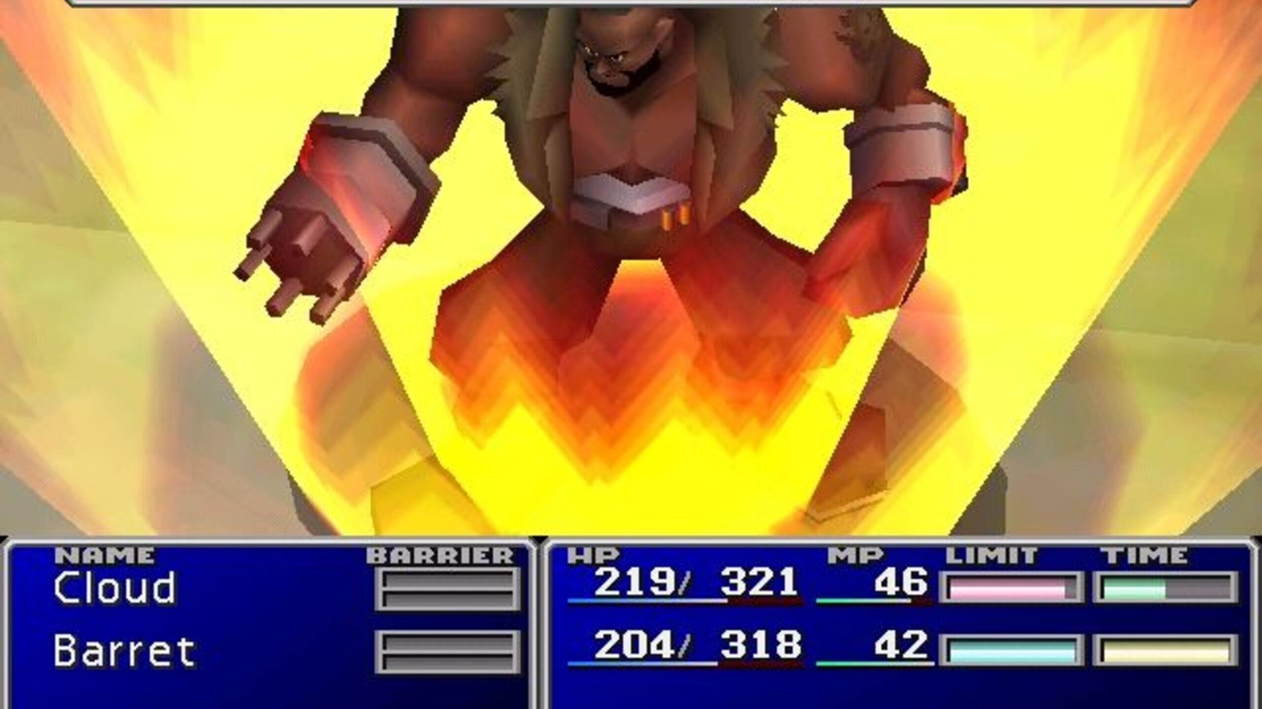 Screenshot do game Final Fantasy VII