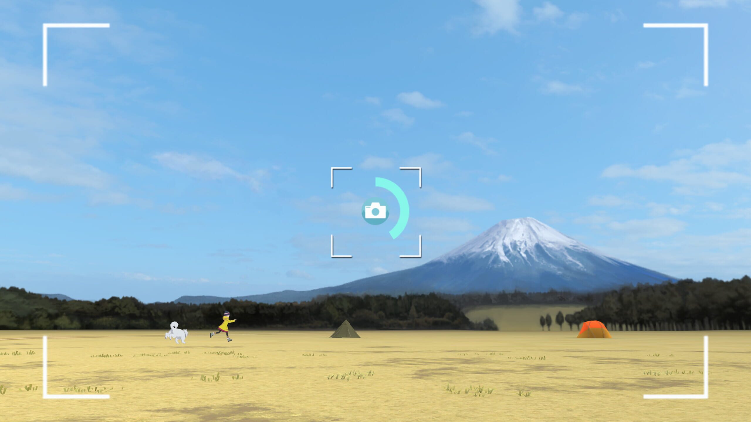 Screenshot do game Laid-Back Camp: Virtual - Fumoto Campsite