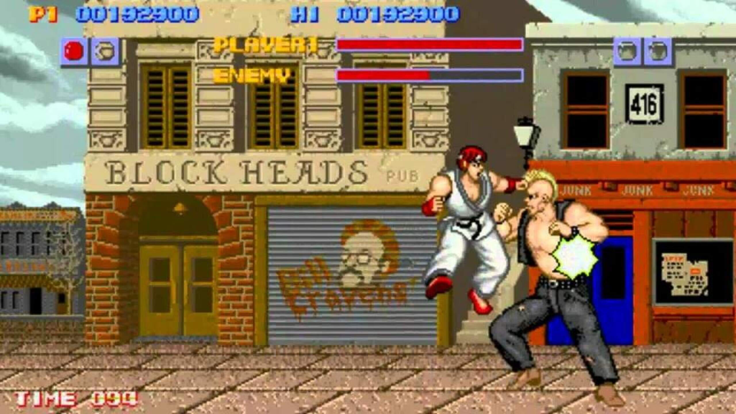 Screenshot do game Street Fighter