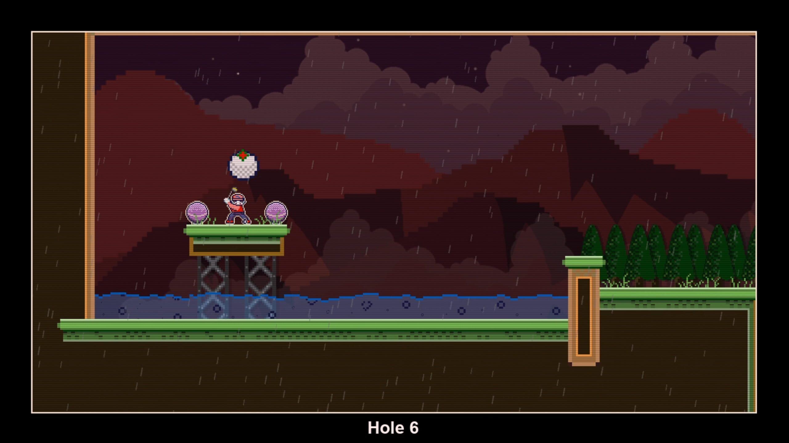 Screenshot do game Cursed to Golf